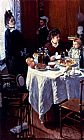Claude Monet The Luncheon painting